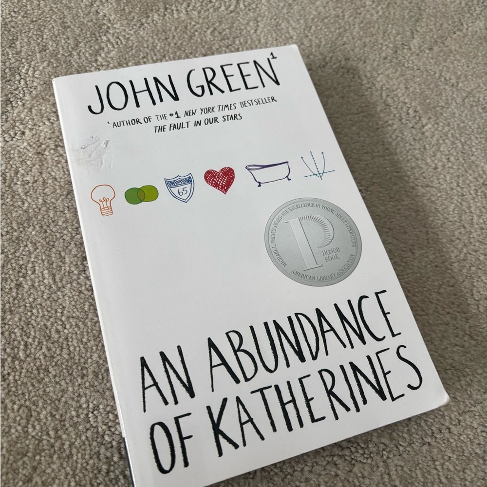 An Abundance of Katherines Book by John Green